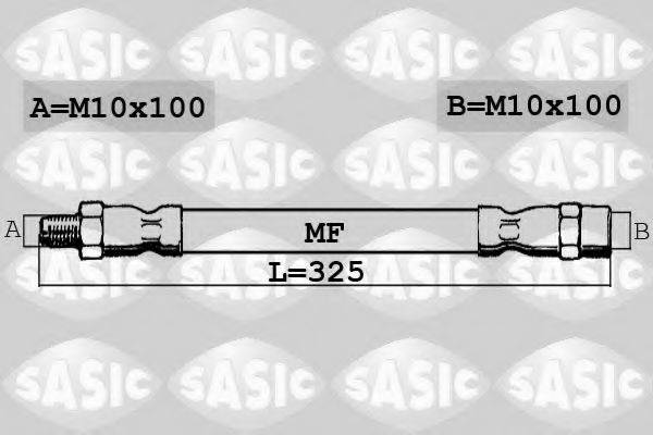 SASIC 6606037 Гальмівний шланг