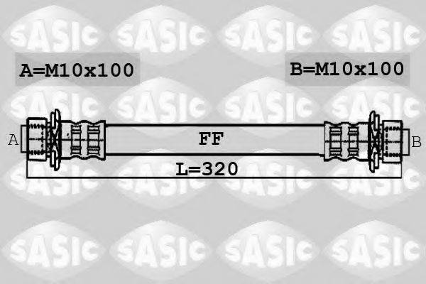 SASIC 6606059 Гальмівний шланг