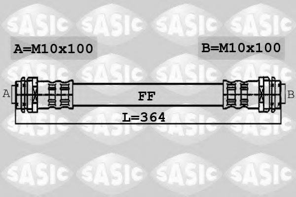 SASIC 6606072 Гальмівний шланг