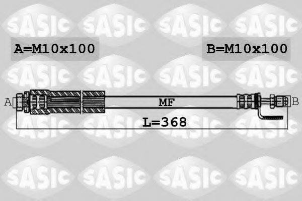 SASIC 6606080 Гальмівний шланг