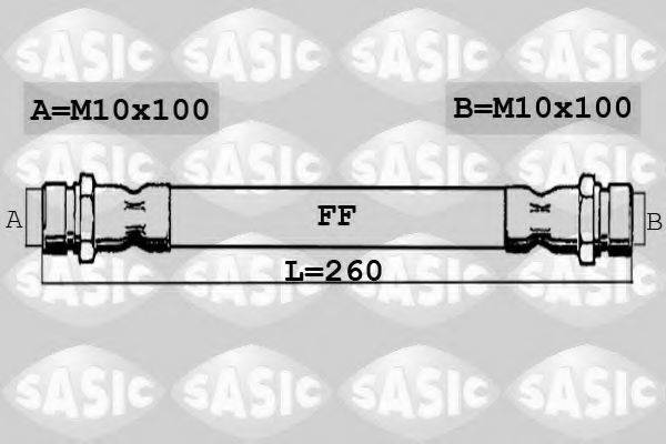 SASIC SBH0165 Гальмівний шланг