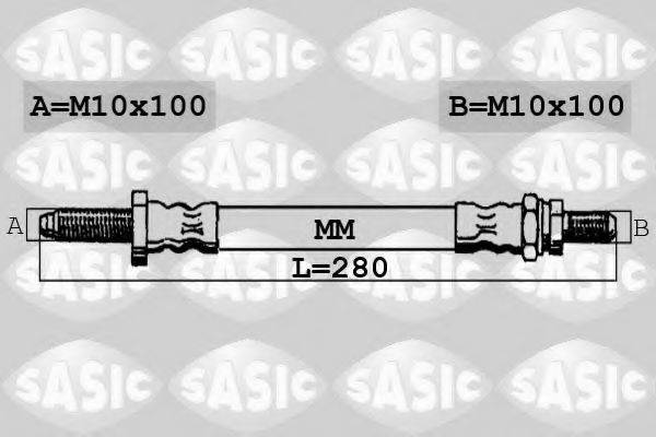 SASIC SBH6324 Гальмівний шланг