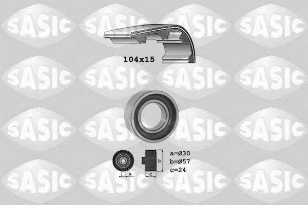 SASIC 1756015 Комплект ременя ГРМ