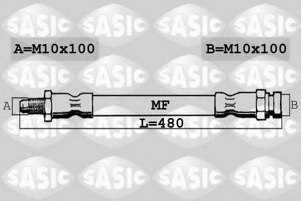 SASIC 6606217 Гальмівний шланг