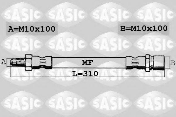 SASIC 6606124 Гальмівний шланг