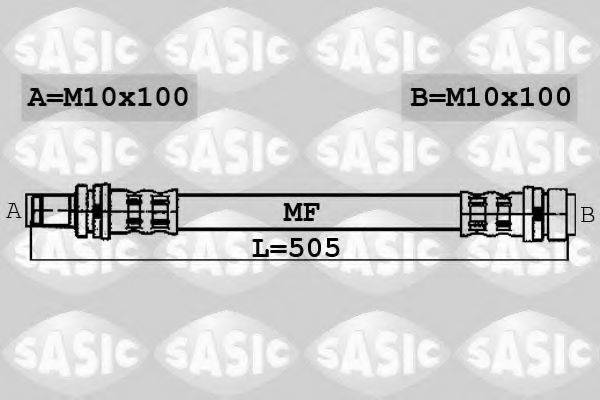 SASIC 6606171 Гальмівний шланг