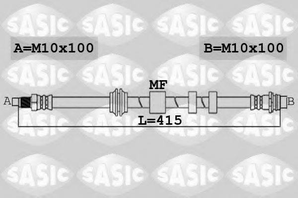 SASIC 6606221 Гальмівний шланг