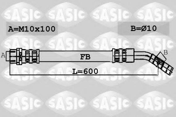 SASIC 6606094 Гальмівний шланг
