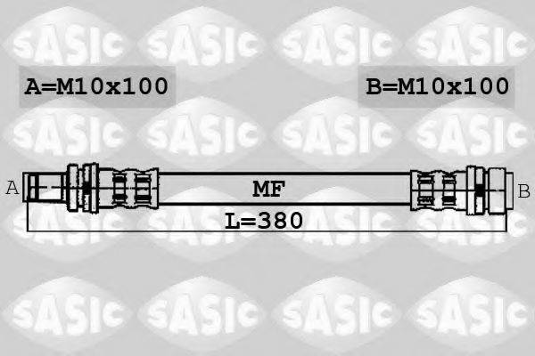 SASIC 6606190 Гальмівний шланг