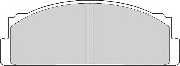 DURON 20073 Комплект гальмівних колодок, дискове гальмо