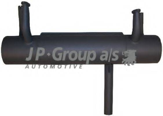 JP GROUP 1620610200 Глушник вихлопних газів кінцевий