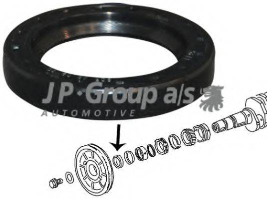 JP GROUP 8119500500 Кільце ущільнювача, колінчастий вал