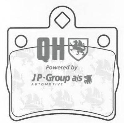 JP GROUP BP1062 Комплект гальмівних колодок, дискове гальмо