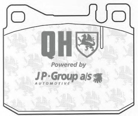 JP GROUP BP319 Комплект гальмівних колодок, дискове гальмо