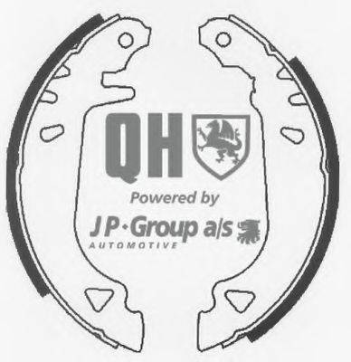 JP GROUP BS775 Комплект гальмівних колодок
