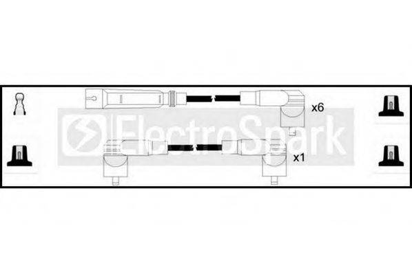 STANDARD OEK435 Комплект дротів запалювання