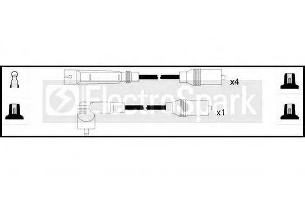 STANDARD OEK667 Комплект дротів запалювання