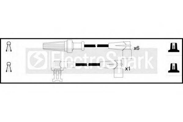 STANDARD OEK575 Комплект дротів запалювання
