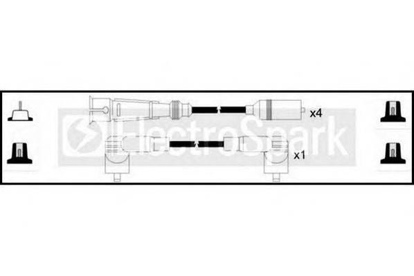 STANDARD OEK171 Комплект дротів запалювання