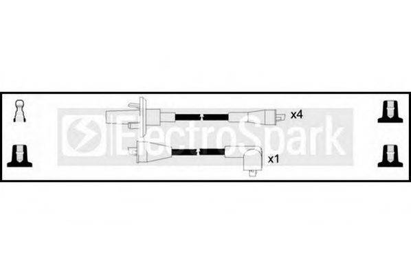 STANDARD OEK384 Комплект дротів запалювання