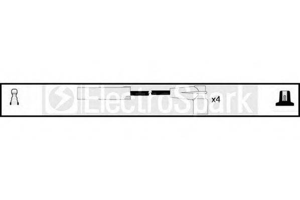 STANDARD OEK410 Комплект дротів запалювання