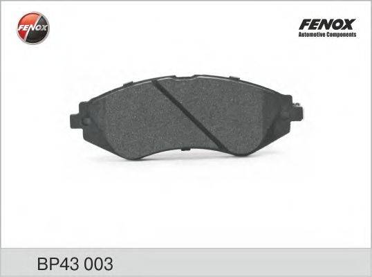 FENOX 23234 Комплект гальмівних колодок, дискове гальмо