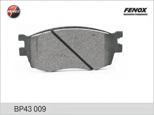 FENOX 24317 Комплект гальмівних колодок, дискове гальмо