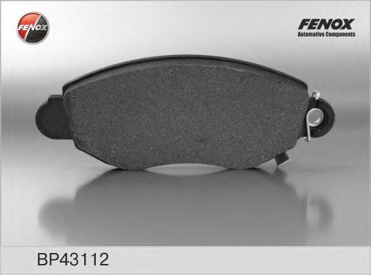 FENOX BP43112 Комплект гальмівних колодок, дискове гальмо