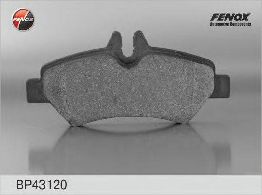 FENOX BP43120 Комплект гальмівних колодок, дискове гальмо