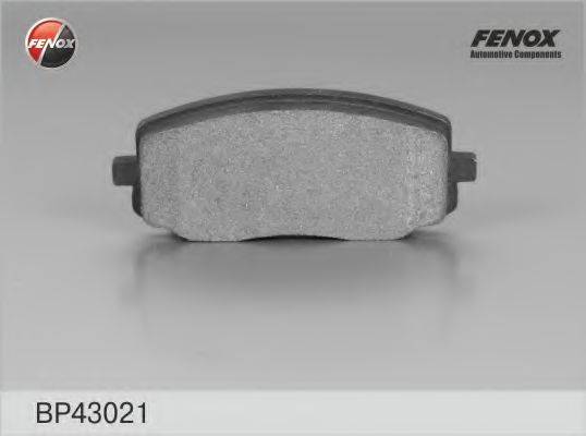 FENOX 24410 Комплект гальмівних колодок, дискове гальмо