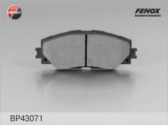 FENOX BP43071 Комплект гальмівних колодок, дискове гальмо