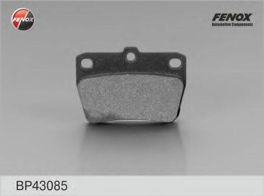 FENOX 23657 Комплект гальмівних колодок, дискове гальмо