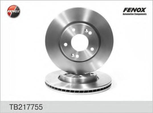 FENOX TB217755 гальмівний диск