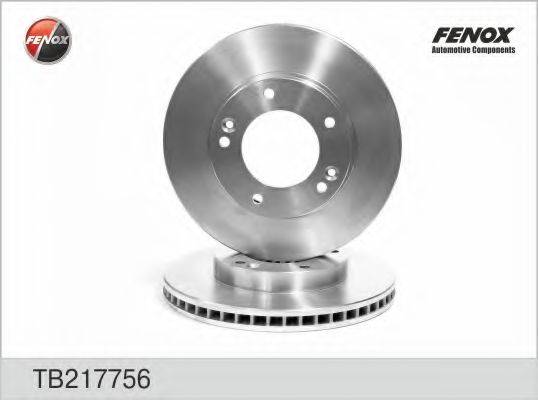 FENOX TB217756 гальмівний диск