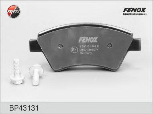 FENOX BP43131 Комплект гальмівних колодок, дискове гальмо