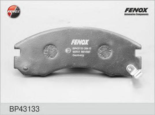 FENOX BP43133 Комплект гальмівних колодок, дискове гальмо