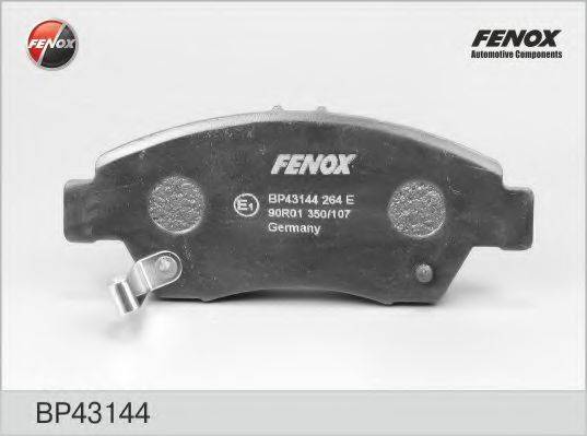 FENOX BP43144 Комплект гальмівних колодок, дискове гальмо
