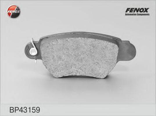 FENOX BP43159 Комплект гальмівних колодок, дискове гальмо