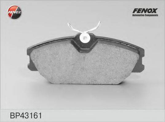FENOX BP43161 Комплект гальмівних колодок, дискове гальмо