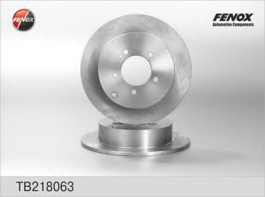 FENOX TB218063 гальмівний диск