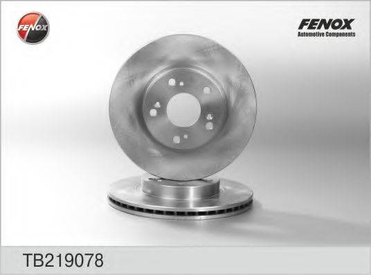 FENOX TB219078 гальмівний диск