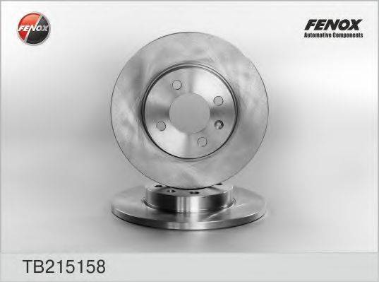 FENOX TB215158 гальмівний диск