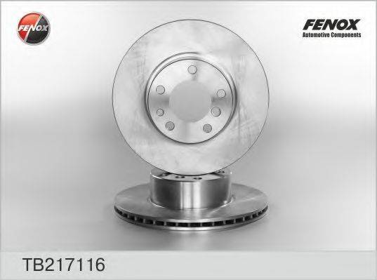 FENOX TB217116 гальмівний диск