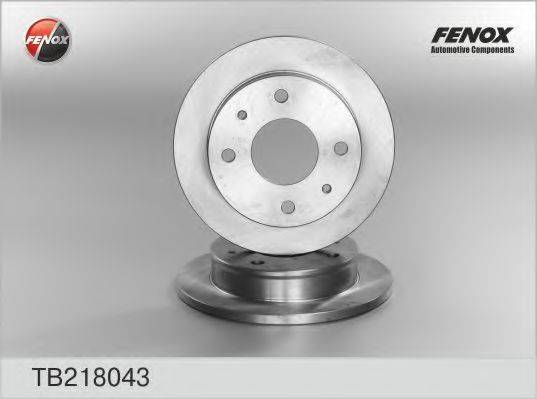 FENOX TB218043 гальмівний диск