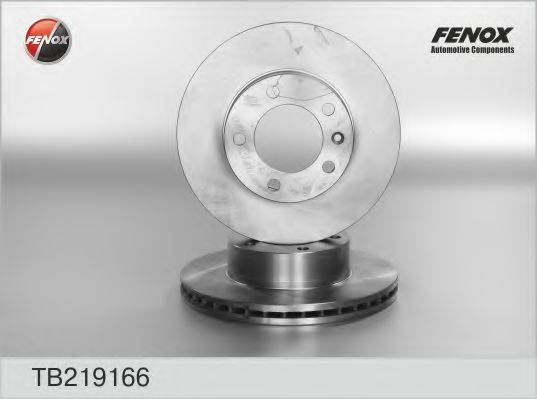 FENOX TB219166 гальмівний диск