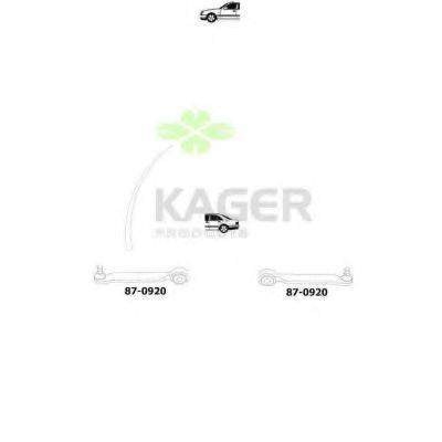 KAGER 800057 Підвіска колеса