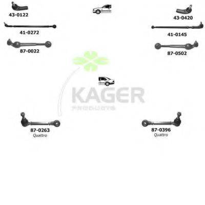 KAGER 800249 Підвіска колеса