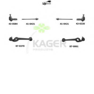 KAGER 800413 Підвіска колеса