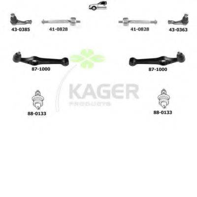 KAGER 800508 Підвіска колеса