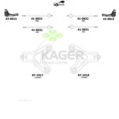KAGER 800522 Підвіска колеса